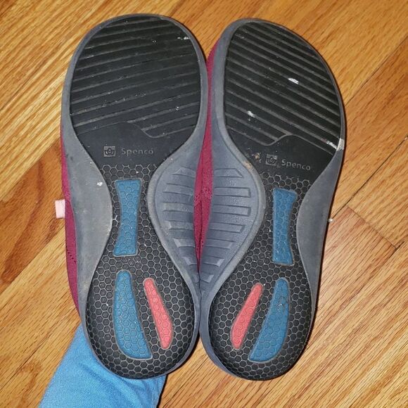 Spenco red leather slides - Picture 6 of 7